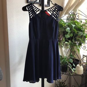 Francesca’s Navy blue short dress